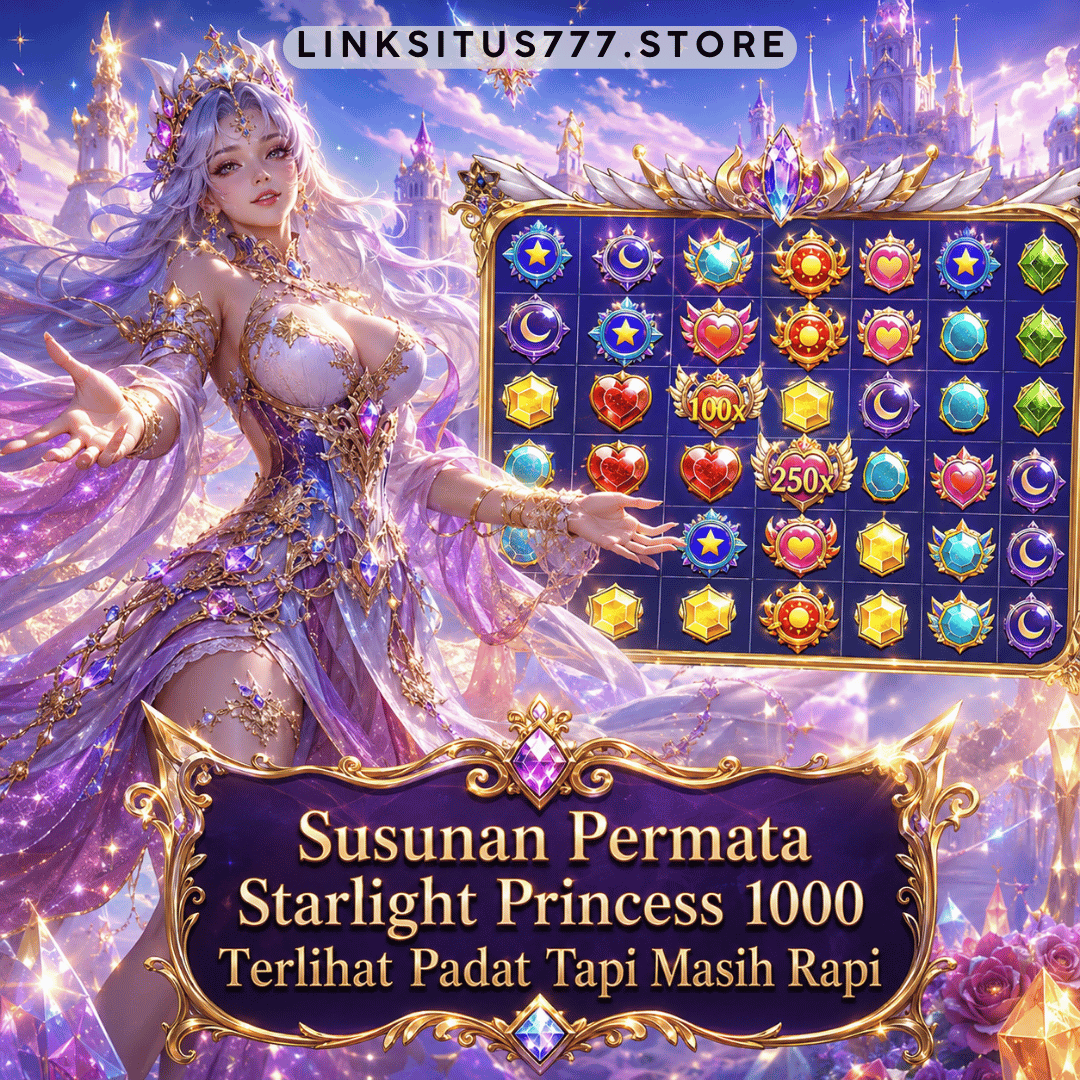 Susunan Permata Starlight Princess 1000 Terlihat Padat Tapi Masih Rapi